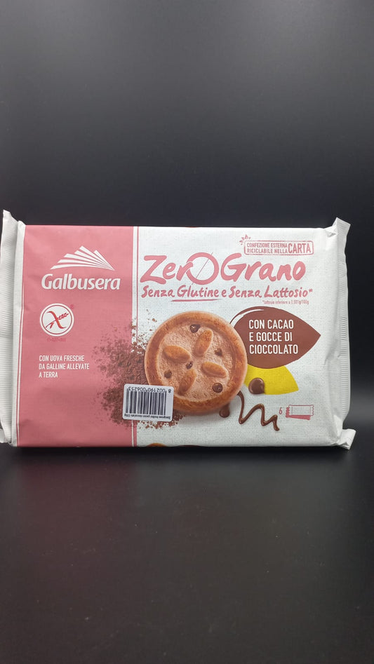 ZeroGrano con cacao e gocce cioccolato (6 monoporzioni) Galbusera