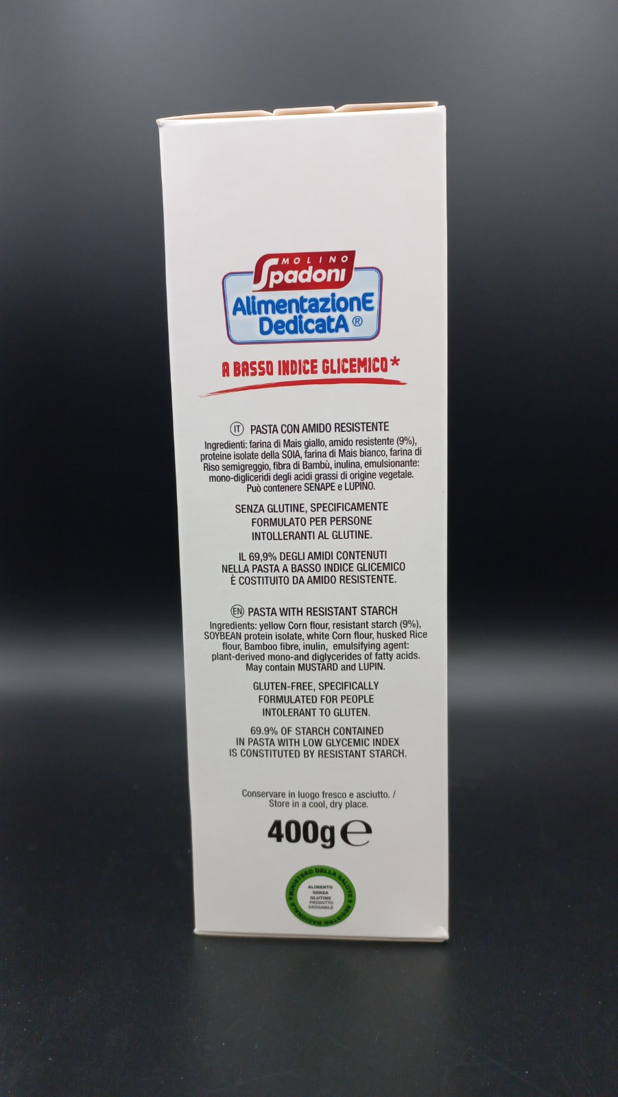 Penne a basso indice glicemico Molino Spadoni