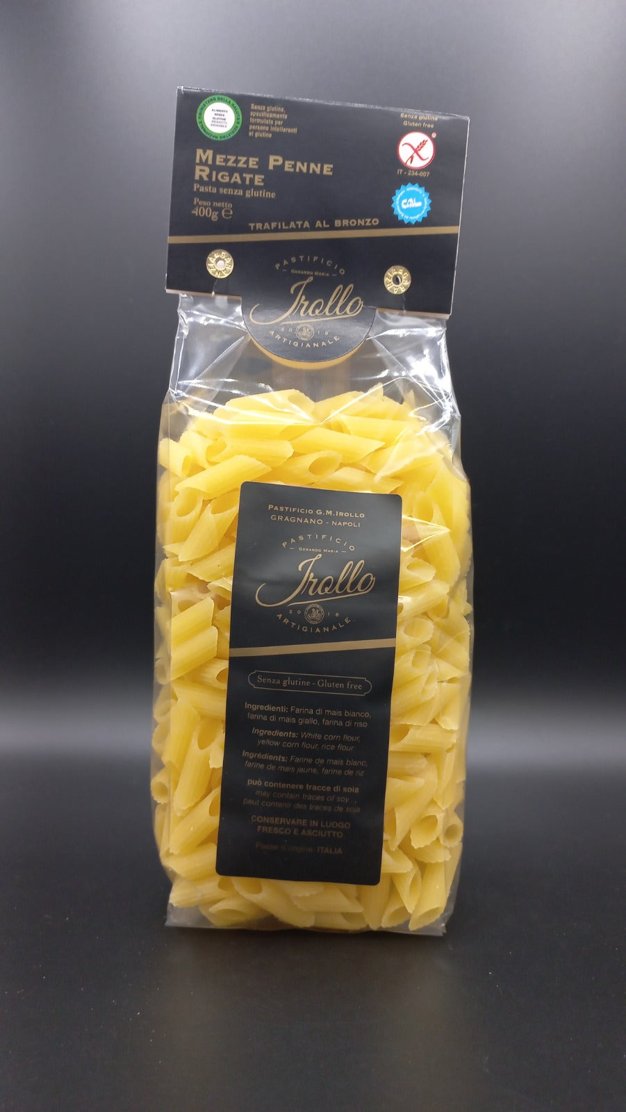 Mezze Penne Rigate Irollo