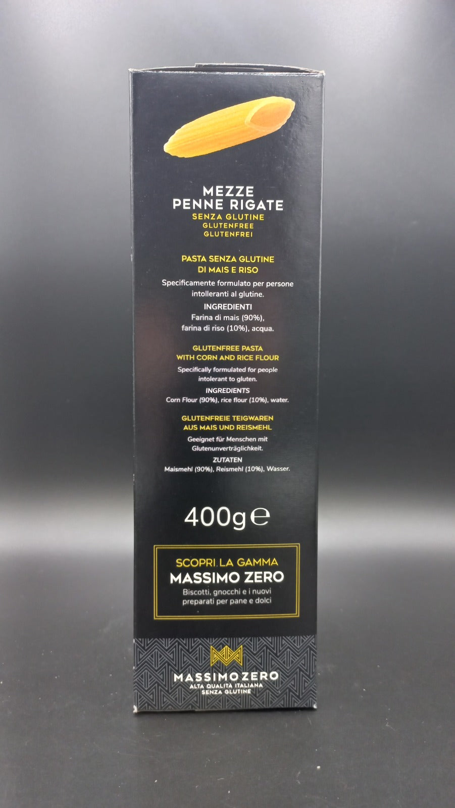Mezze Penne Rigate Massimo Zero
