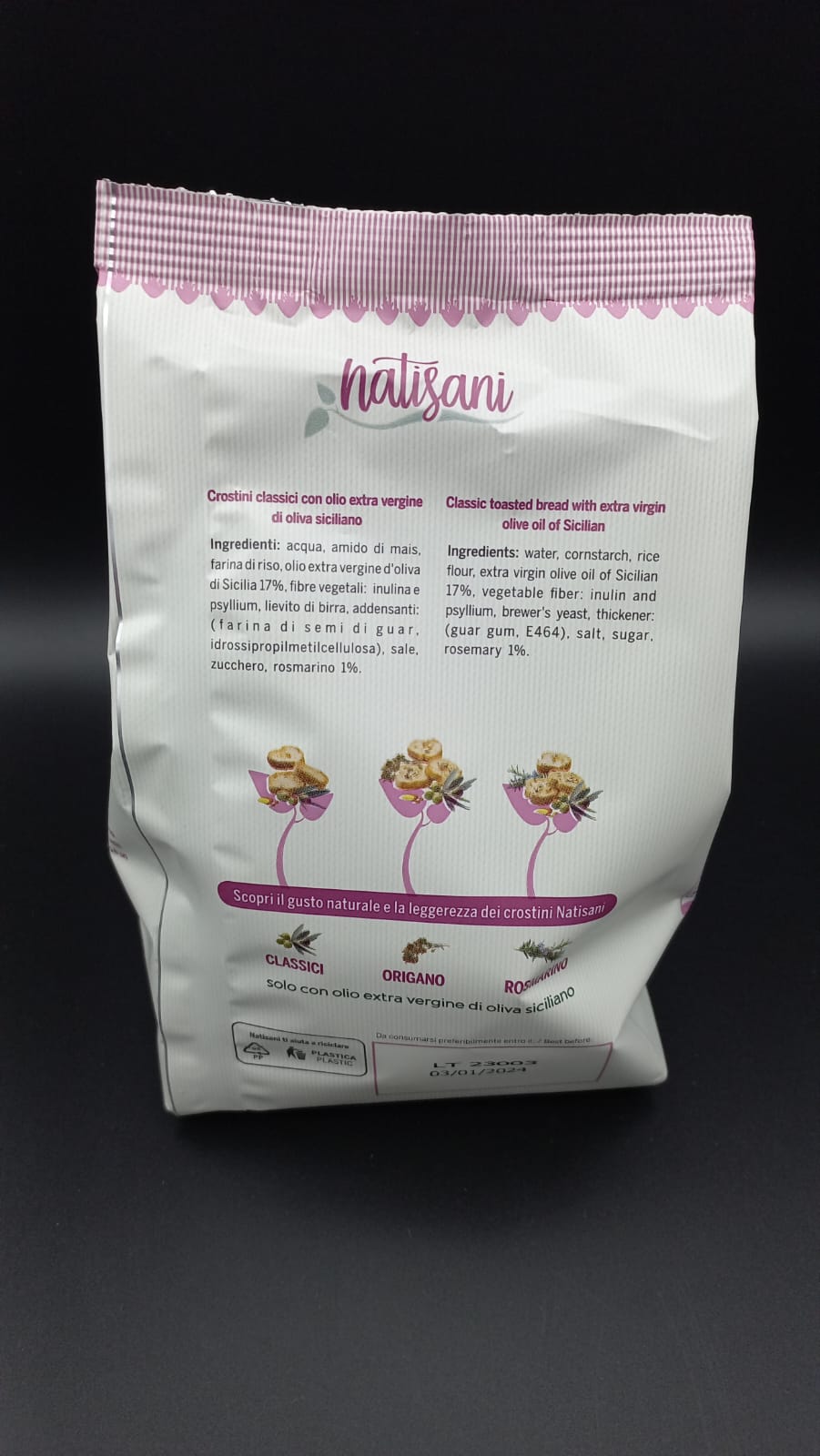 Crostini al rosmarino Natisani