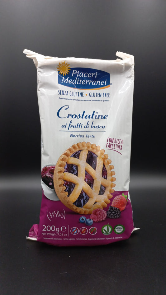 Crostatine ai frutti di bosco (4 monoporzioni) Piaceri Mediterranei