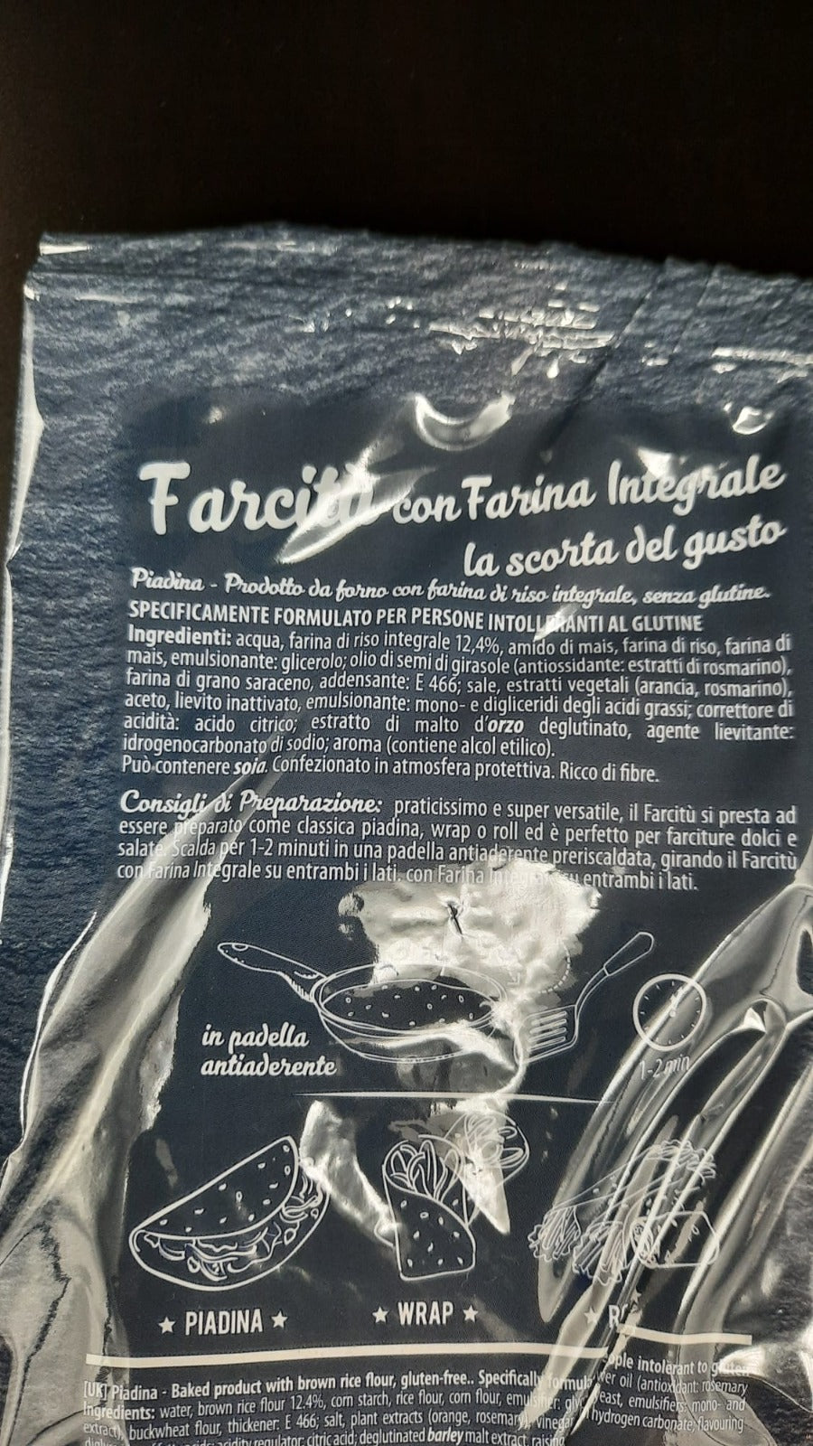 Farcitù integrale piadina Nutrifree (2 pezzi)