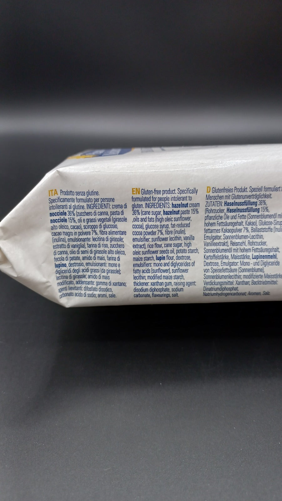 Crostatine con crema di nocciole (4 monoporzioni) Piaceri Mediterranei