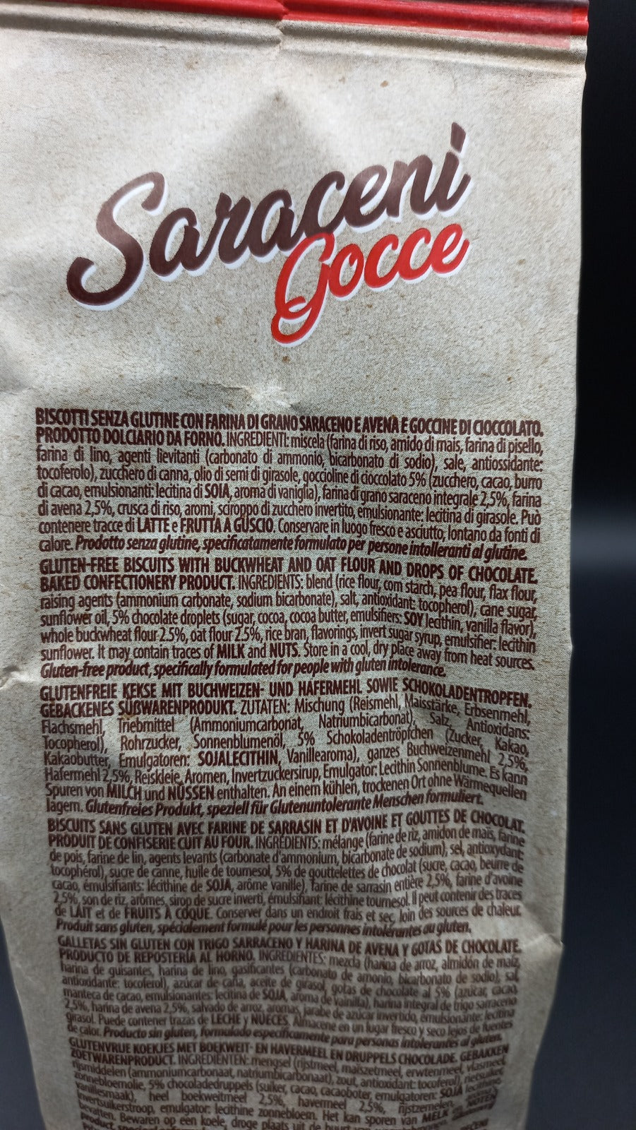 Saraceni gocce di cioccolato Inglese