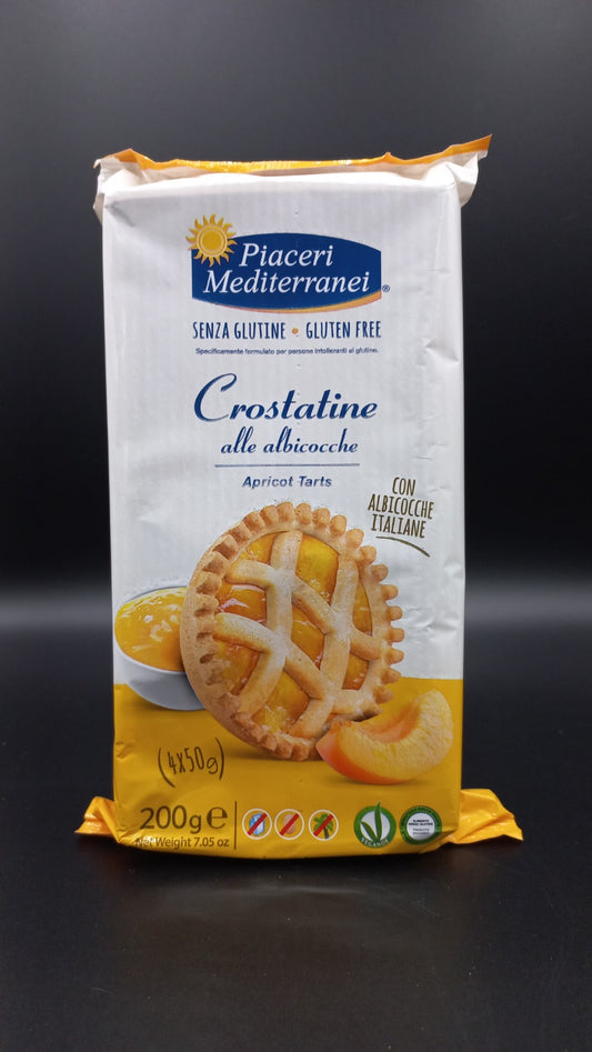 Crostatine all'albicocca (4 monoporzioni) Piaceri Mediterranei
