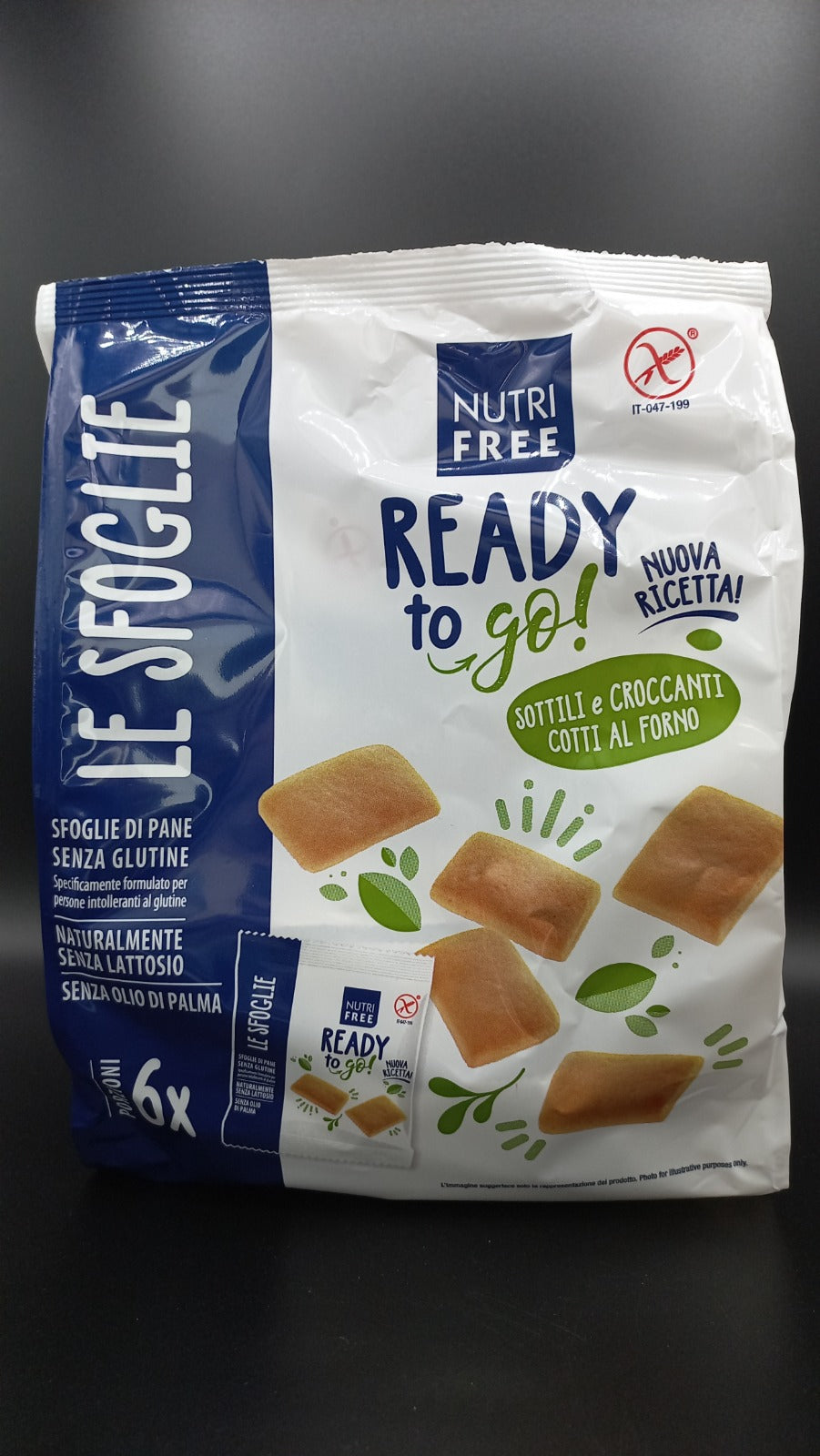 Le sfoglie Ready to go Nutrifree (6 monoporzioni)