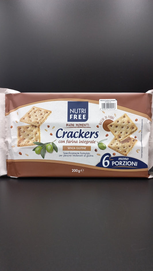 Crackers con farina integrale Nutrifree (6 monoporzioni)