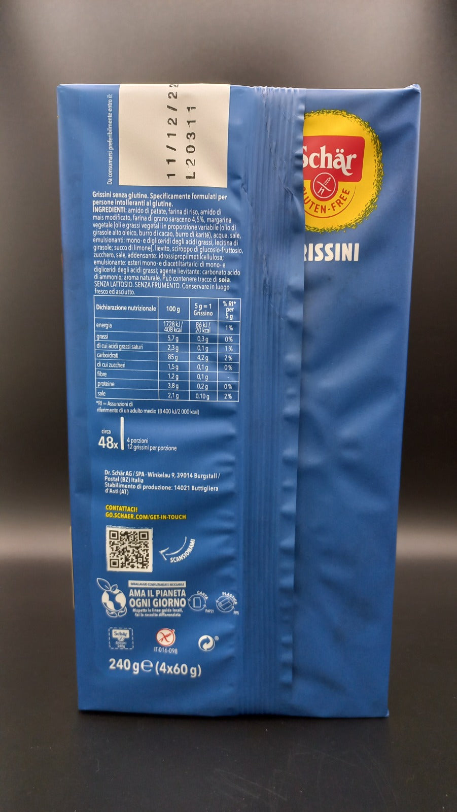 Grissini Schar (4 pacchetti)