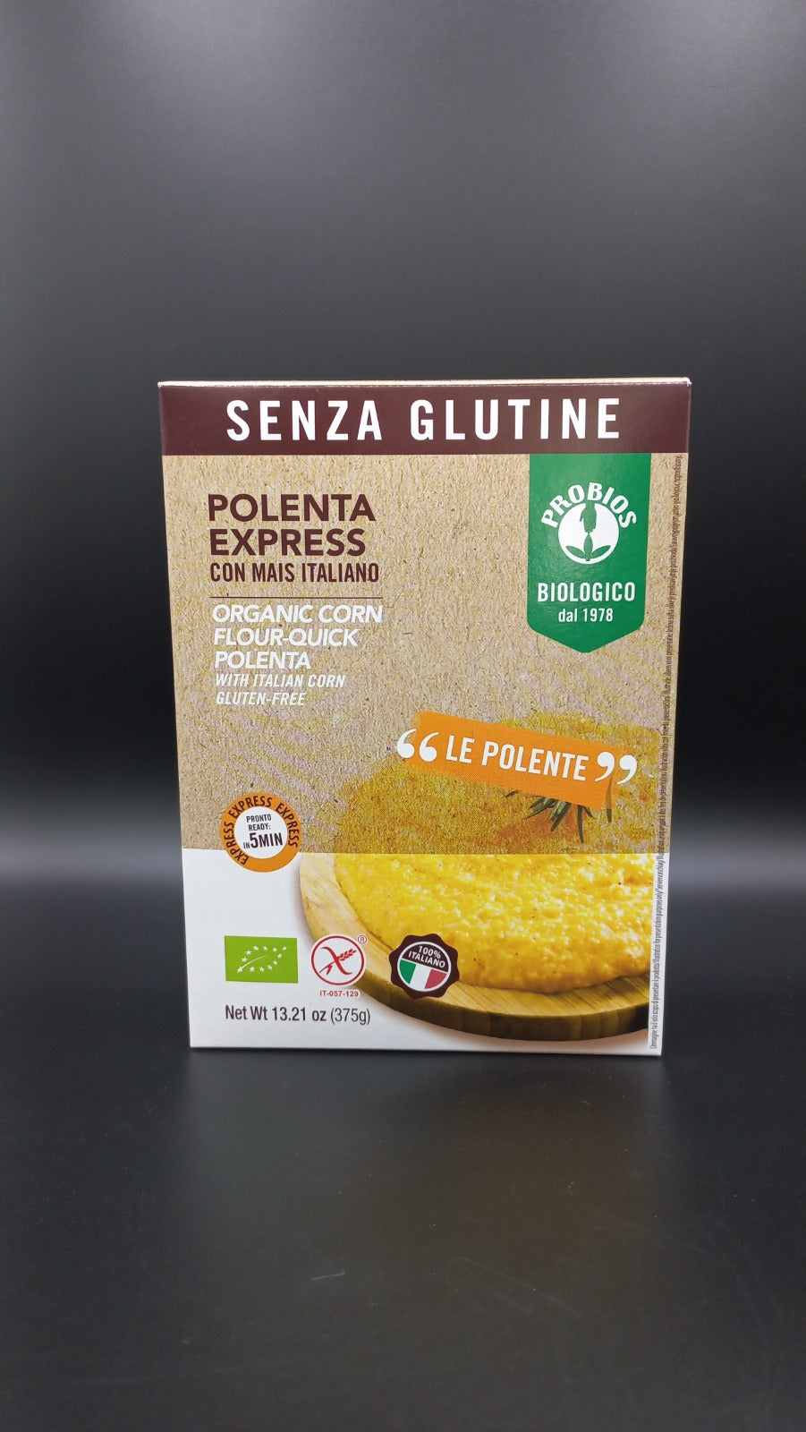 Polenta Express con mais Probios
