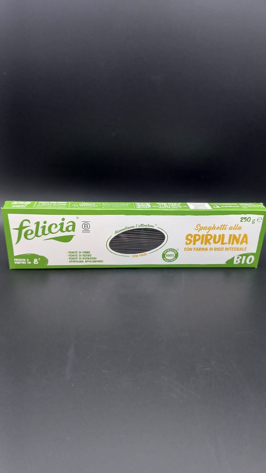 Spaghetti alla spirulina Felicia