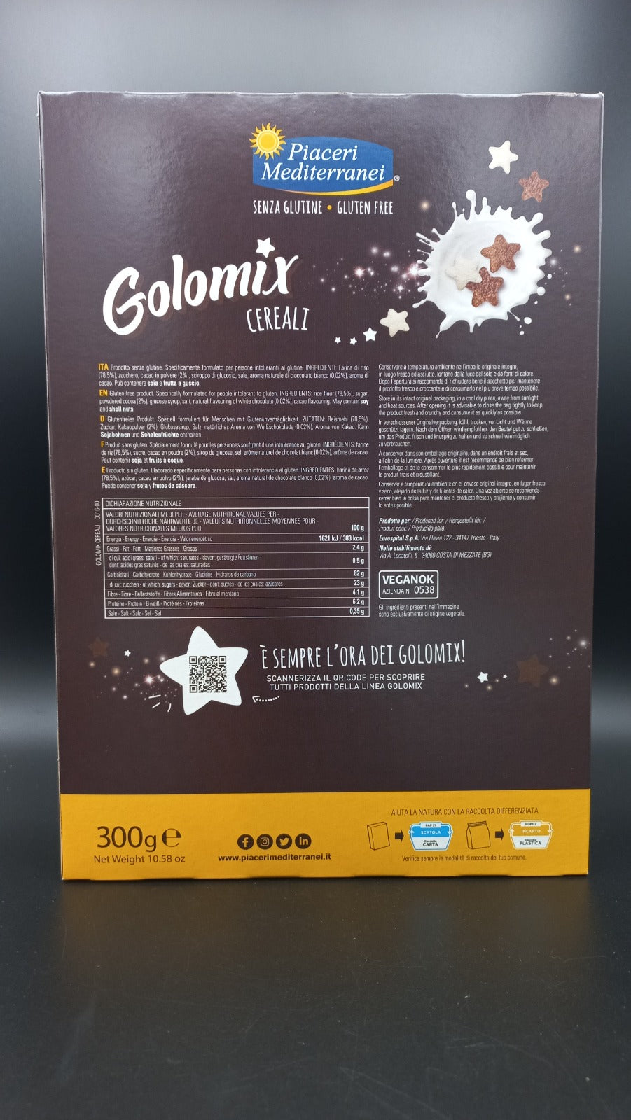 Cereali Golomix - Piaceri Mediterranei