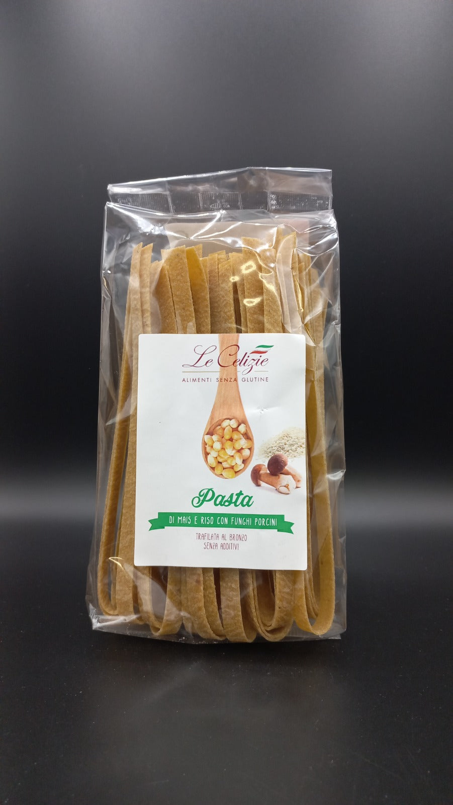 Pappardelle mais e riso con funghi porcini Le Celizie