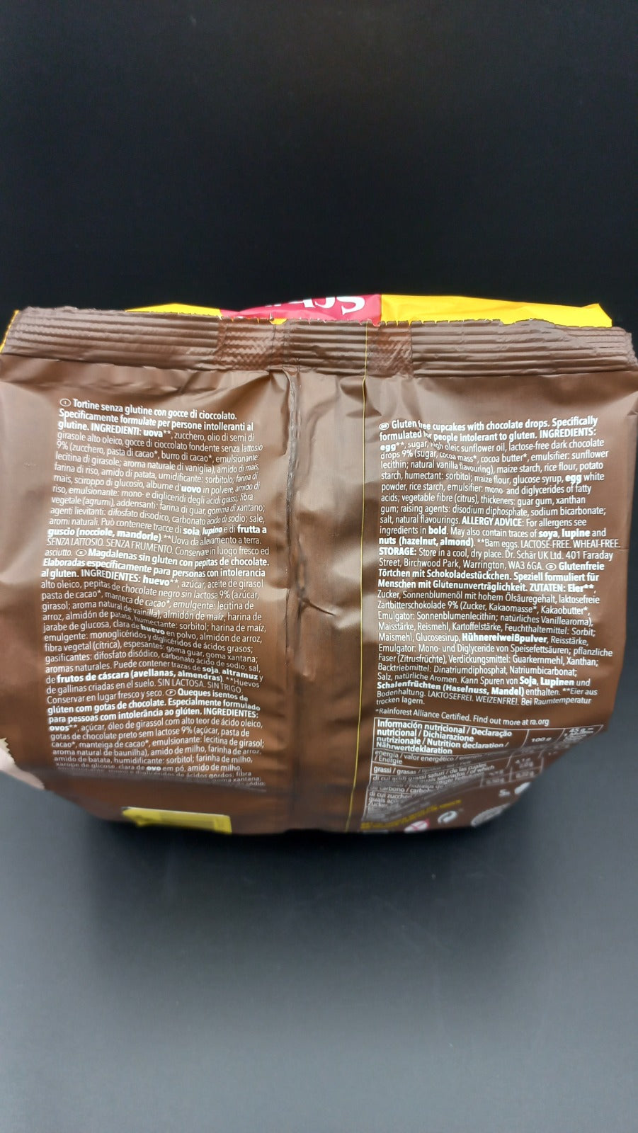 Muffins Choco Chips (5 monoporzioni)