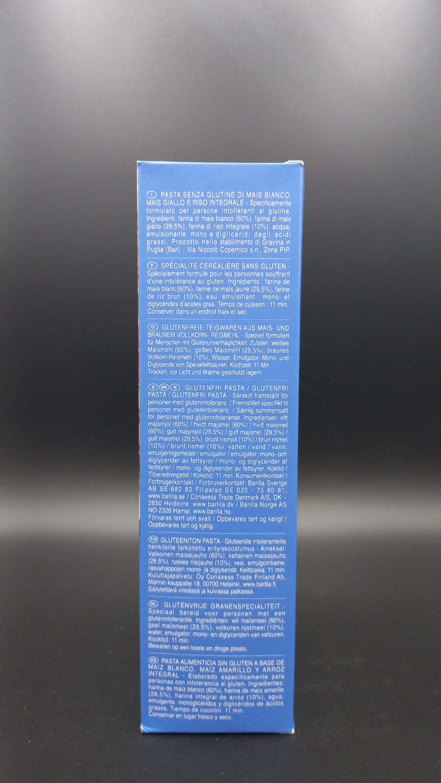 Fusilli mais e riso Barilla