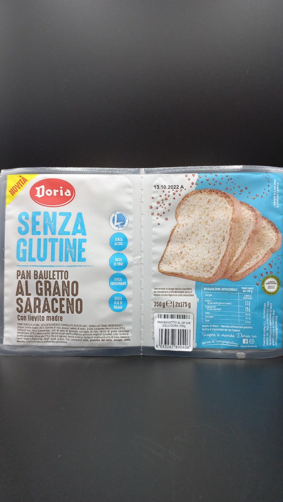 Pan bauletto al grano saraceno Doria