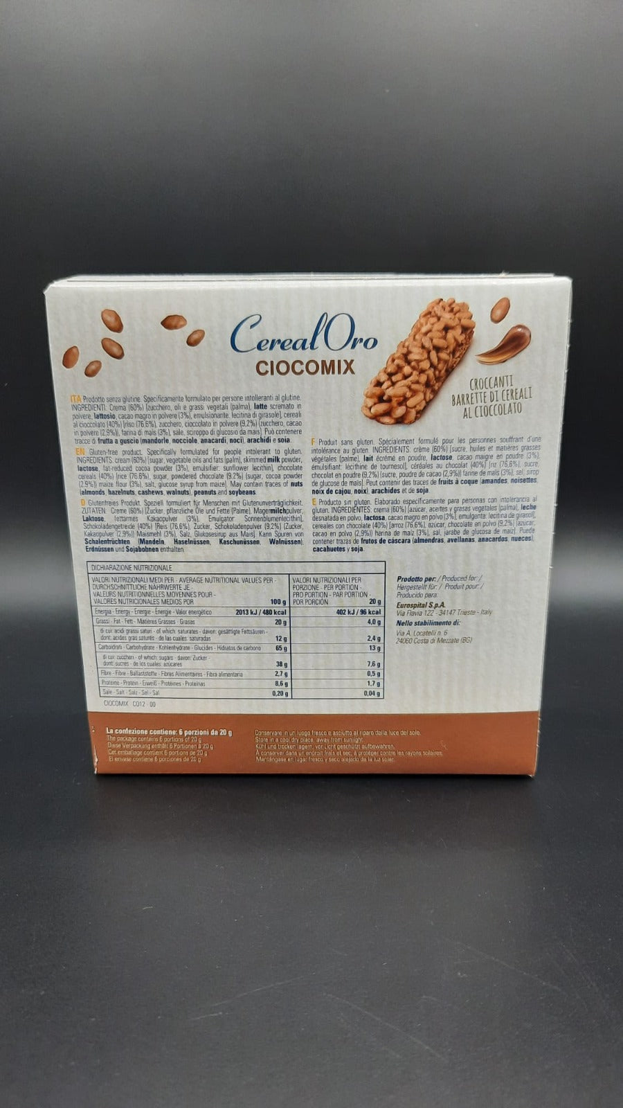 CerealOro Ciocomix (6 monoporzioni) Piaceri Mediterranei