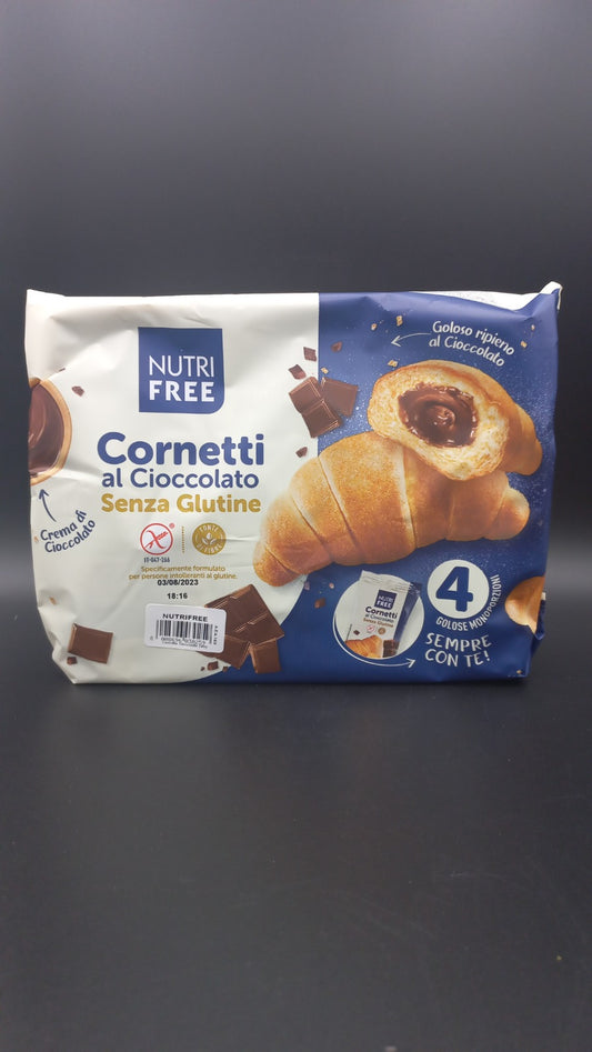 Cornetti al cioccolato (4 monoporzioni) Nutrifree