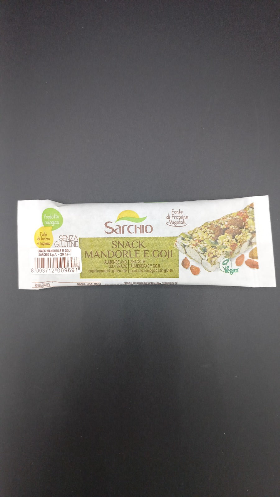 Snack mandorle e goji Sarchio