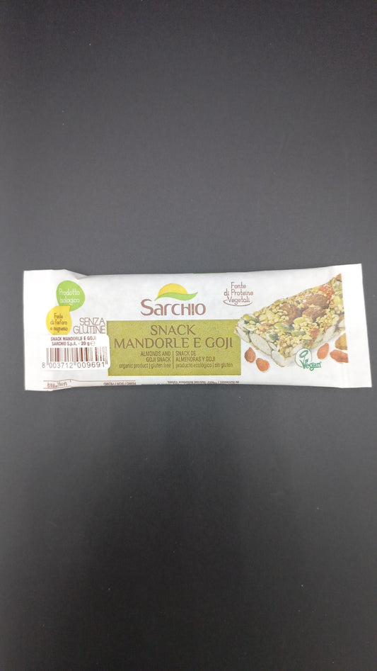 Snack mandorle e goji Sarchio