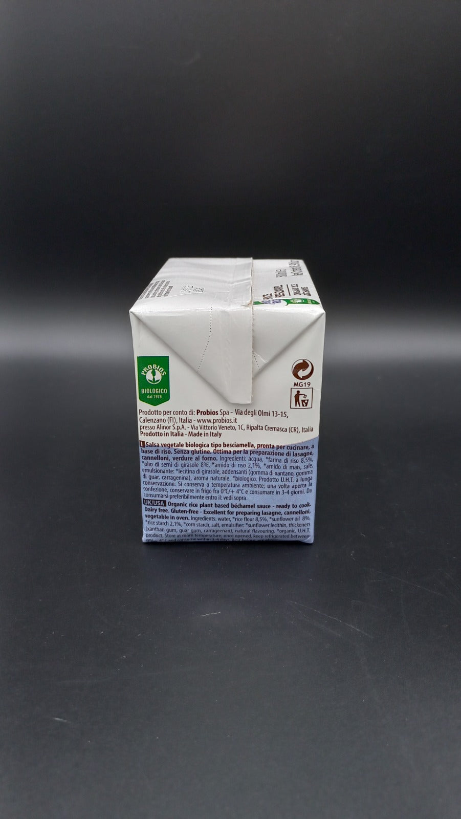 Besciamella di riso senza latte Rice&Rice Probios