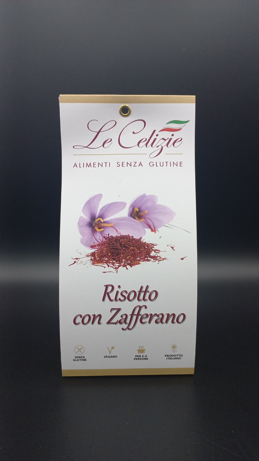 Risotto con zafferano Le Celizie