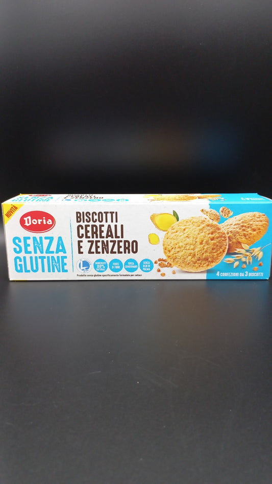 Biscotti cereali e zenzero Doria (4 monoporzioni)