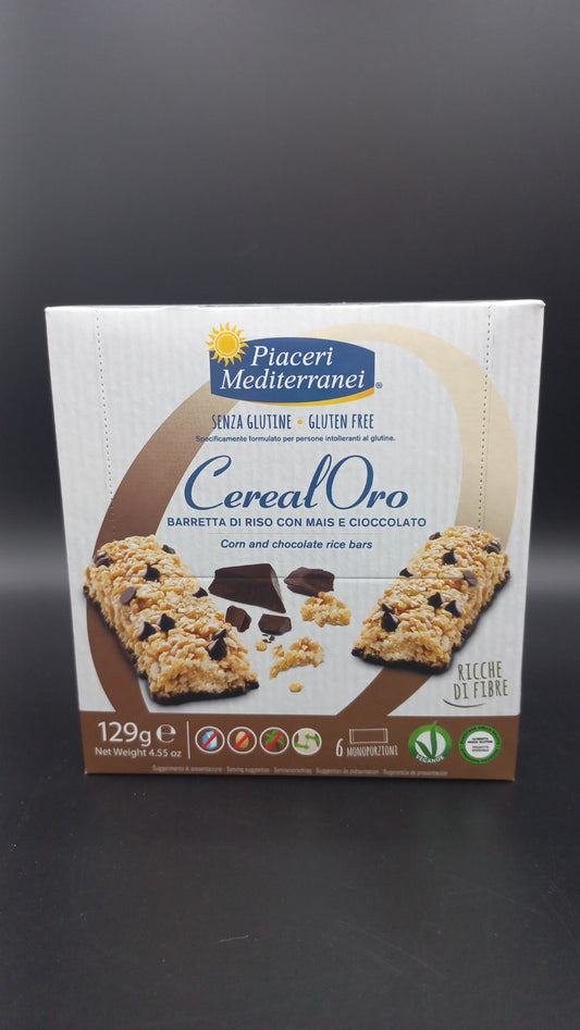 CerealOro barretta riso mais cioccolato (6 monoporzioni) Piaceri Mediterranei