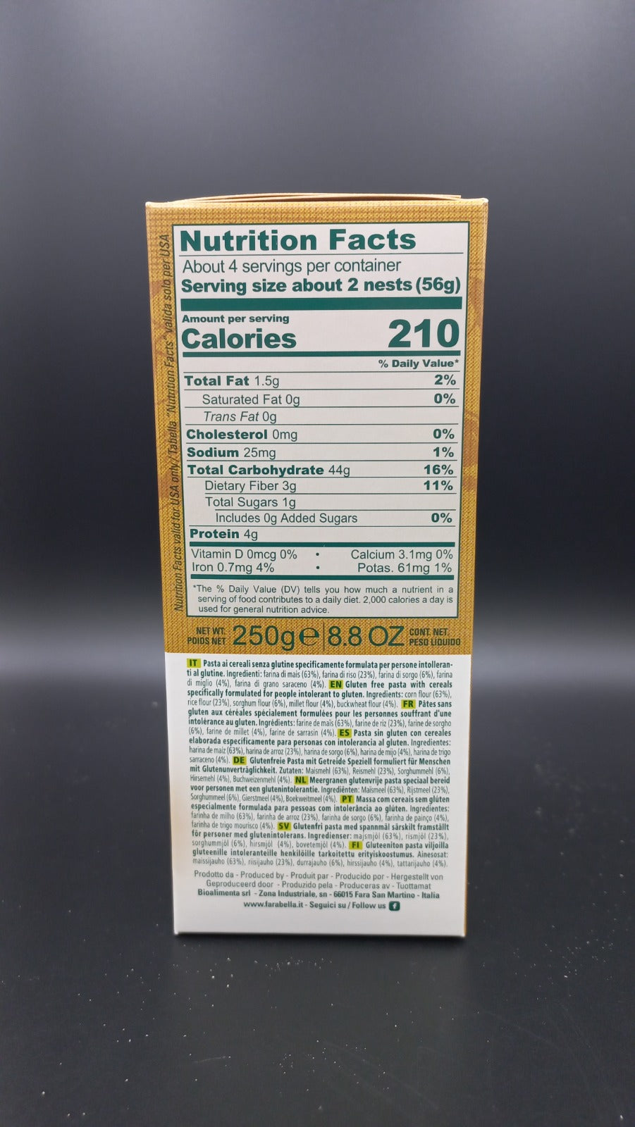 Tagliatelle 5 cereali Farabella