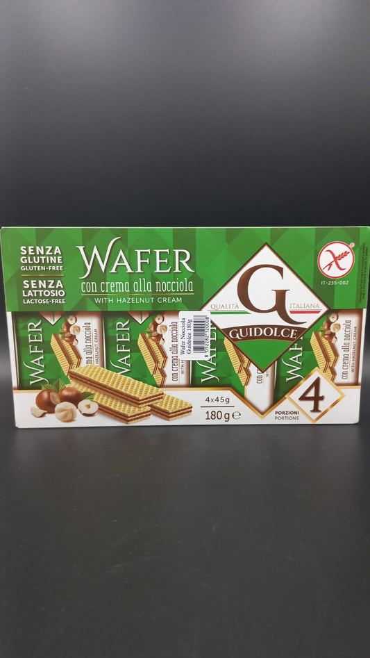 Wafer con crema Nocciola (4 monoporzioni) Guidolce