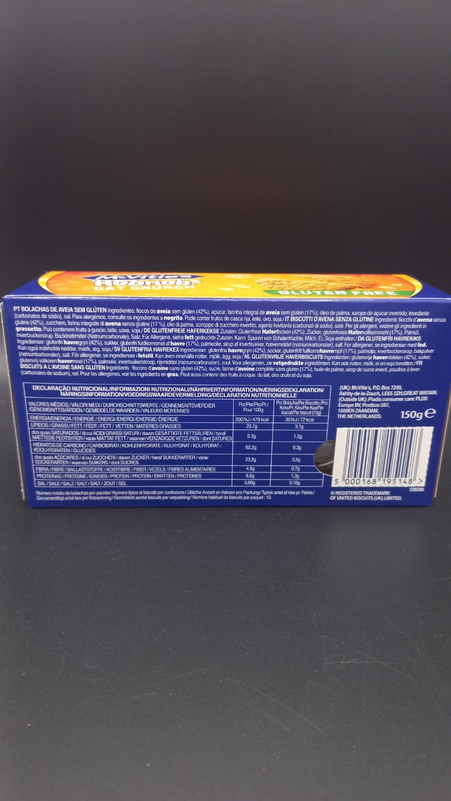 Biscotti avena Mc Vitie's