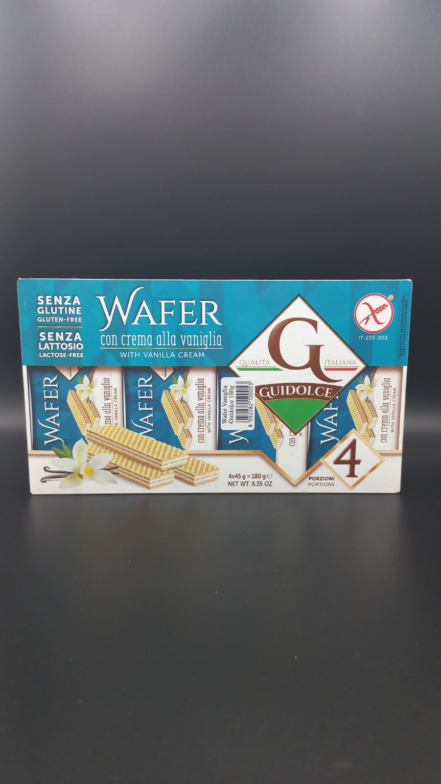Wafer con crema vaniglia (4 monoporzioni) Guidolce