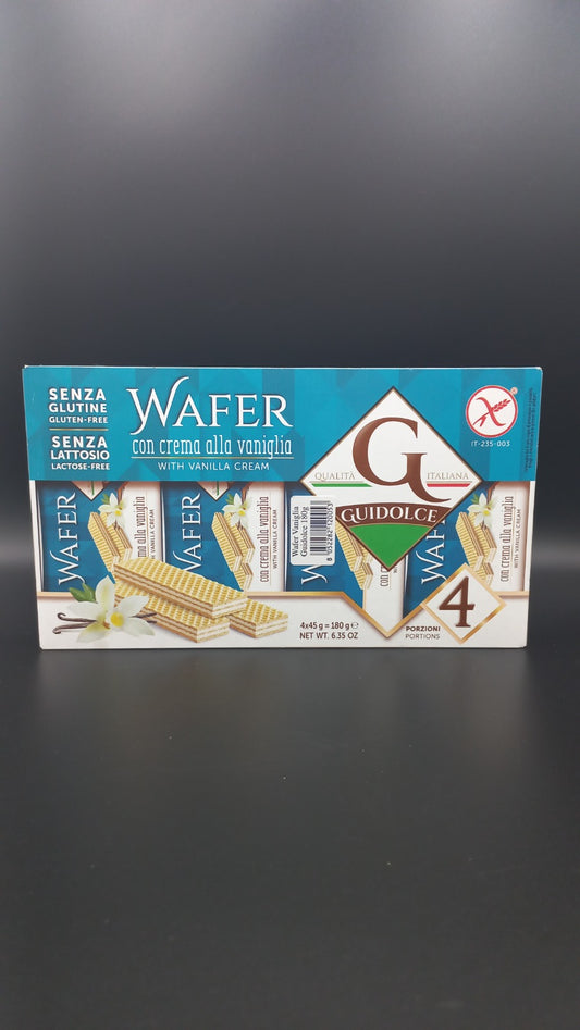 Wafer con crema vaniglia (4 monoporzioni) Guidolce