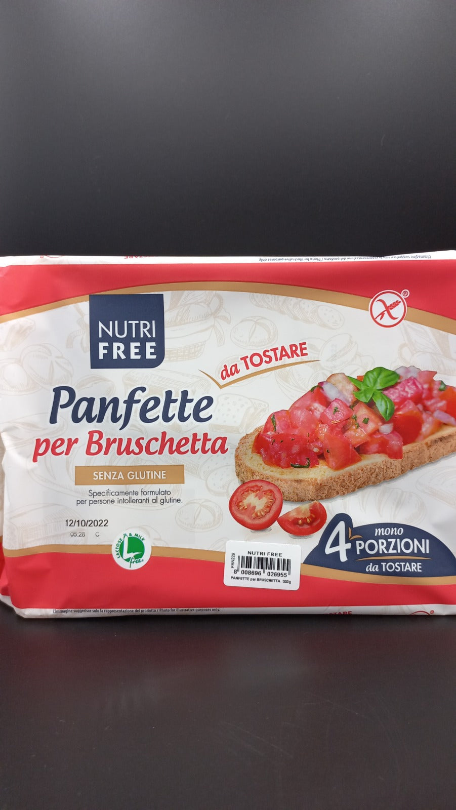 Panfette per bruschetta Nutrifree (4 monoporzioni)