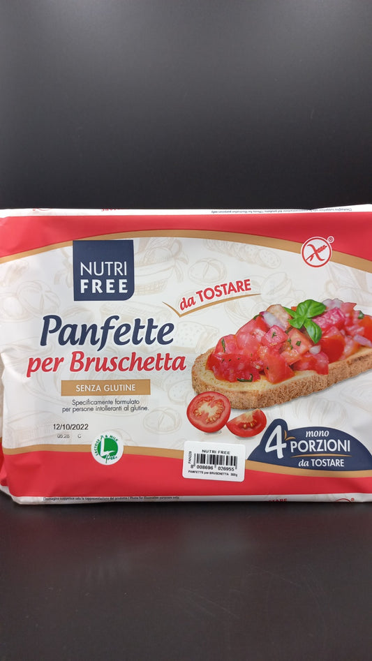 Panfette per bruschetta Nutrifree (4 monoporzioni)