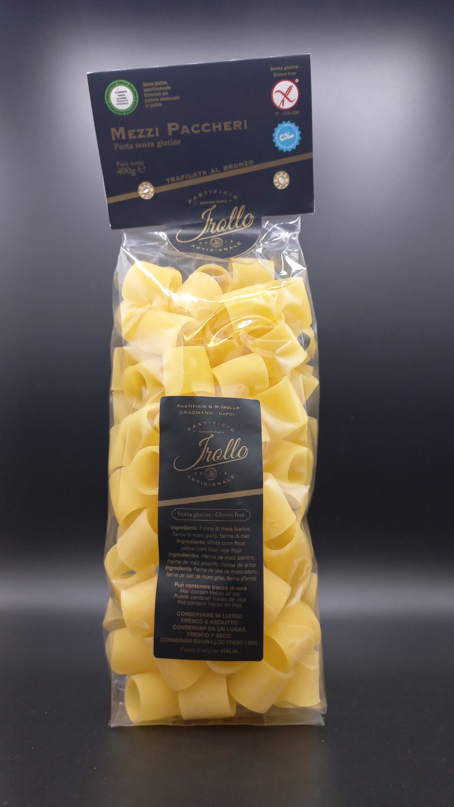 Mezzi Paccheri Irollo