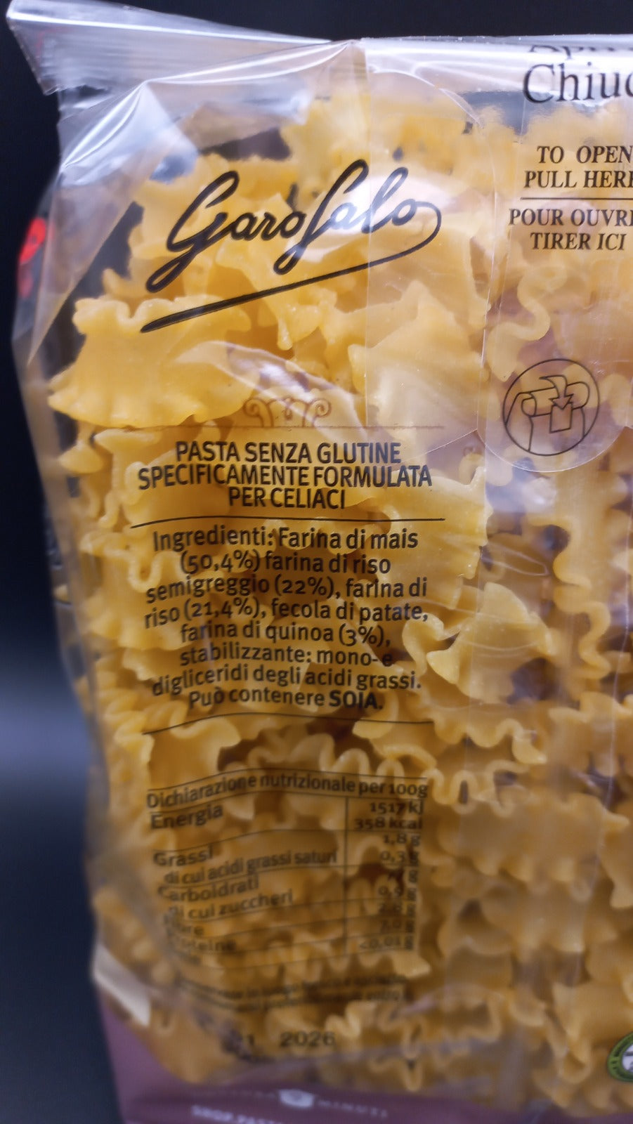 Mafalda corta Garofalo