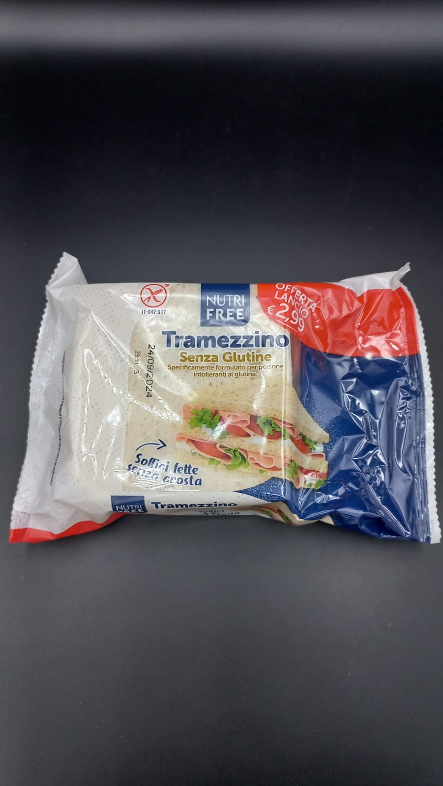 Pane tramezzino Nutrifree