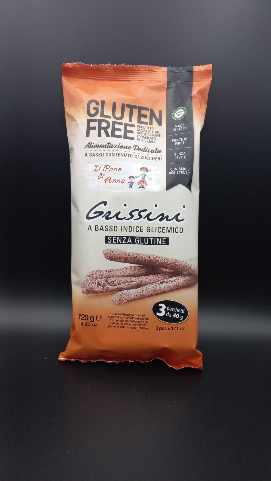 Grissini basso indice glicemico (3 pacchetti) - Il Pane di Anna
