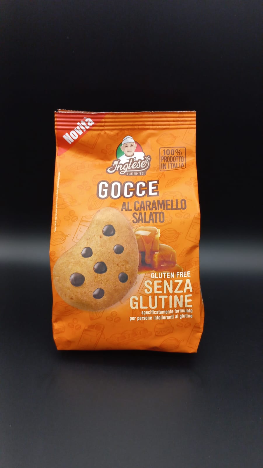 Gocce al caramello salato Inglese