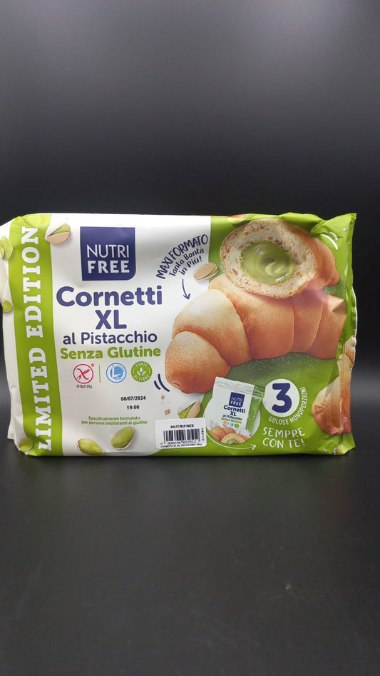 Cornetti XL al pistacchio (3 monoporzioni) Nutrifree