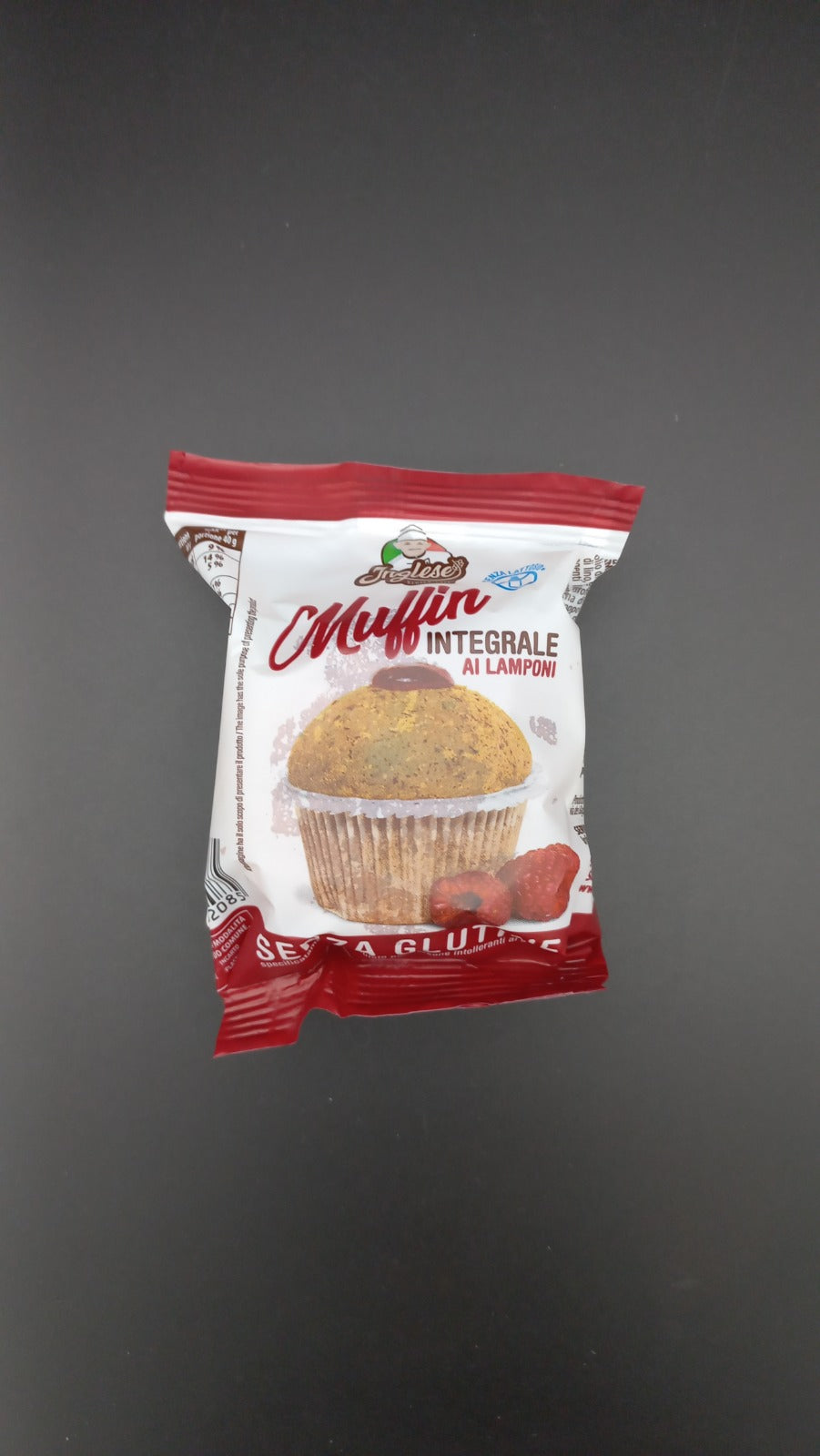 Muffin integrale ai lamponi - Inglese