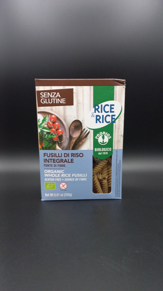 Fusilli di riso integrale Probios