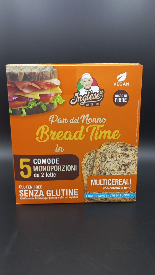 Bread time Multicereali - pan fette 5 monoporzioni Inglese