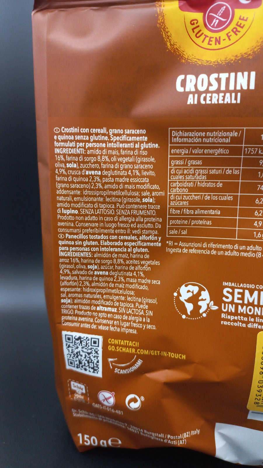 Crostini cereali Schar