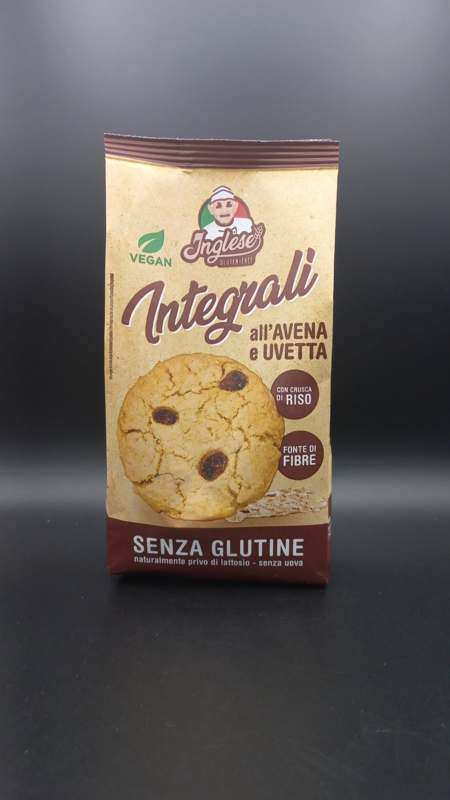 Integrali all'avena e uvetta - Inglese