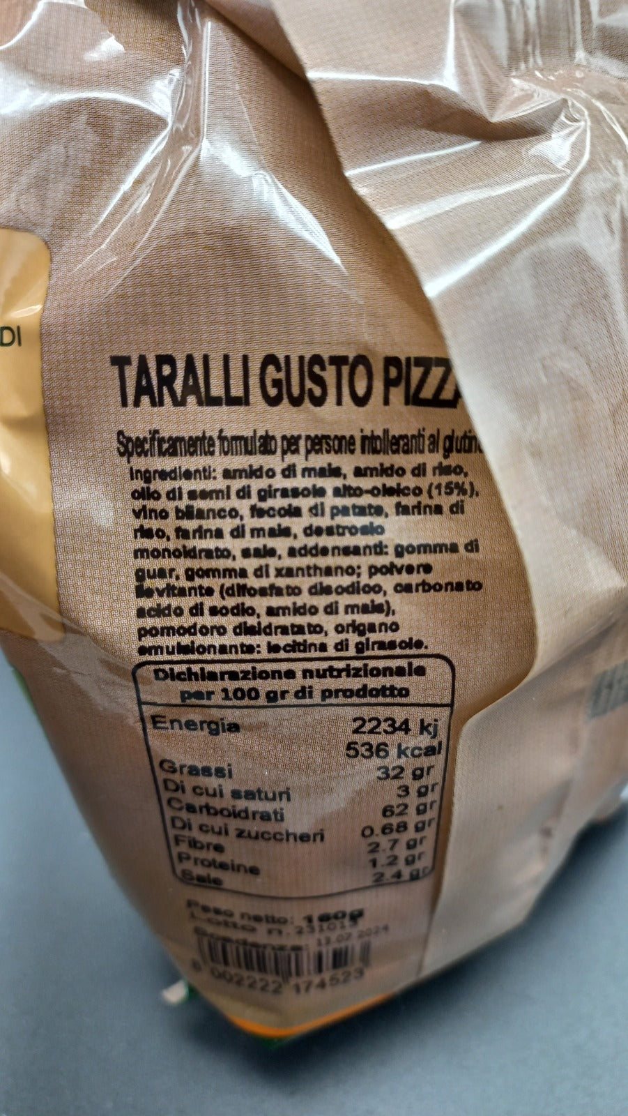 Taralli gusto pizza Celifood