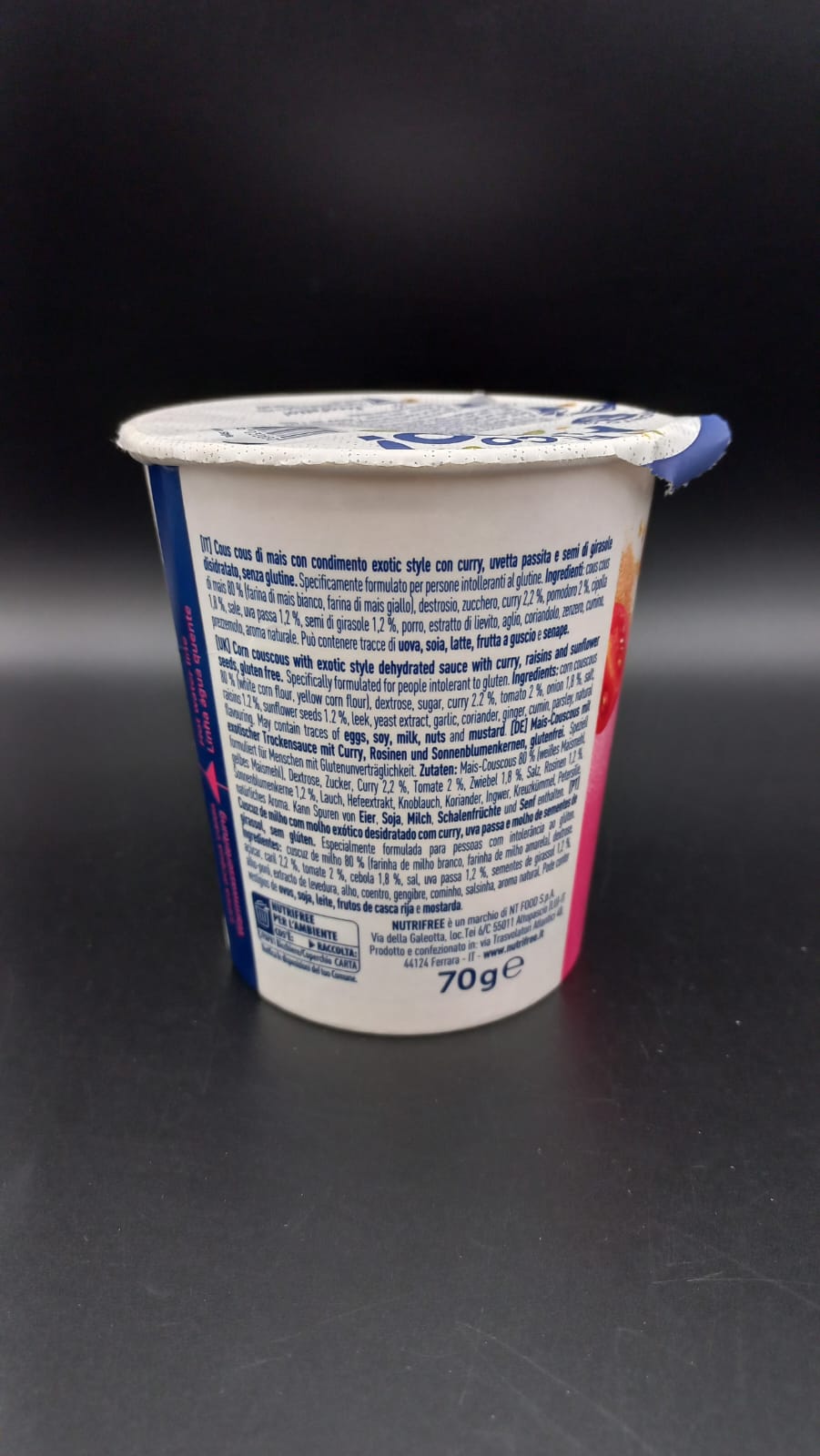 Ecco fatto! Cous cous Exotic Style - Nutrifree