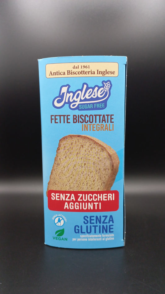 Fette biscottate integrali senza zuccheri aggiunti Inglese (7 monoporzioni da 2 fette)