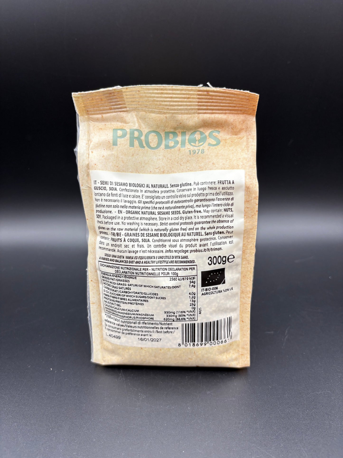 Semi di sesamo - Probios